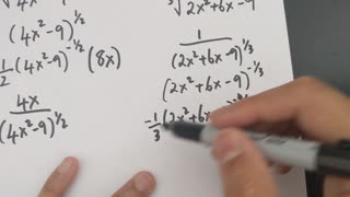 Derivation (Chain Rule for Algebraic Functions)