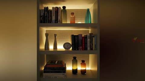 Modern Wall Niches Shelves Design Ideas | LED Lights Wall Cube Shelves | Wall Decor Recessed Light
