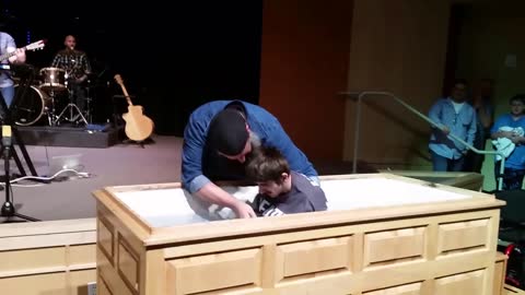Caleb's baptism