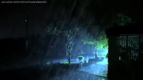 Heavy Rainstorm with Lightning & Roaring Thunder Sound, Rain Sounds to Sleep Instantly