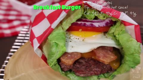 15 MINUTE KETO BREAKFAST BURGER RECIPE