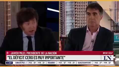 Javier Milei: «Hemos echado 50.000 empleados públicos»