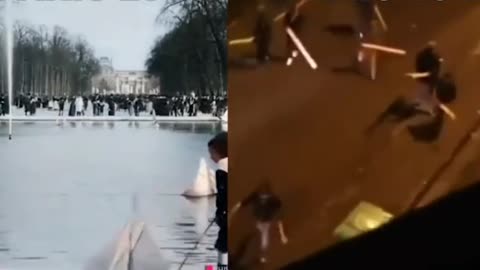 Paris 100 years apart