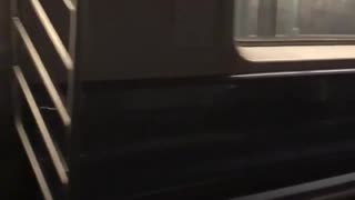Subway train running but has no lights