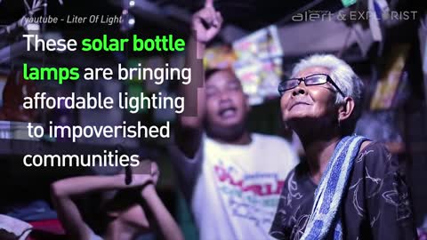 Solar Bottle Lamps