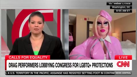 INSANITY: Drag Queen Goes On CNN