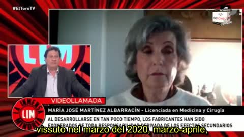Dr.ssa Martínez Albarracín: “In AUTUNNO potrebbe MORIRE il 20-30% dei VACCINATI"