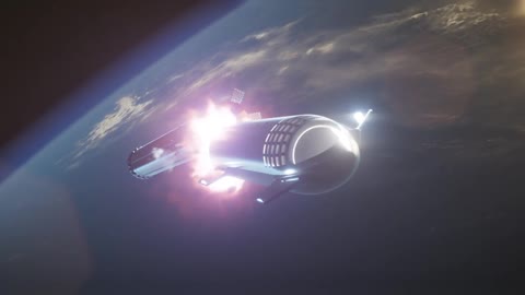 Space X Starship Animation