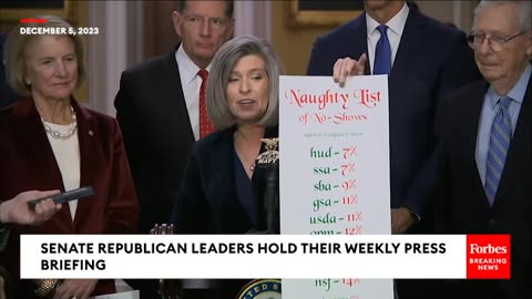 Joni Ernst Unveils 'Naughty List' That The 'Biden Administration Doesn't Want The Public To See'
