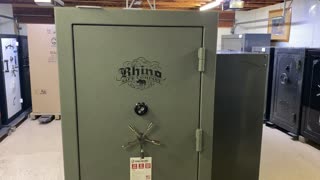 Parker’s Safes and Vaults displays a Rhino CD series gun safe