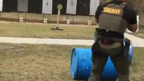 police training before going to shoot