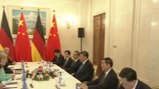 Xi destaca ante Merkel su postura común con Europa de apoyar libre comercio