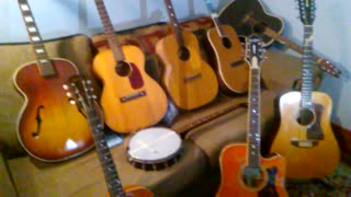 My acoustic guitars so far for 2021. 1937 Gibson L-50 arch top