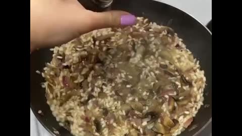 Risotto with mushrooms 🍛