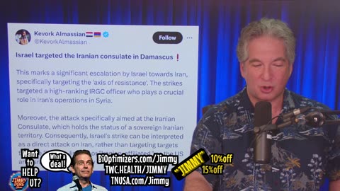 Israel's Iran attack kills top commander≣Jimmy Dore⁜Kurt Metzger