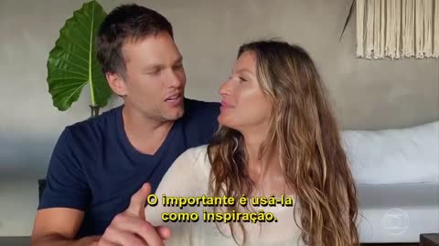 Interview Tom Brady and Gisele Bündchen on TV Show Conversa com Bial Brazil - March 26, 2021