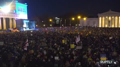 Germany: Thousands attend anti-war rally in support of Ukraine in Munich | SadaeRus