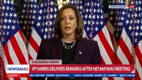 'Israel has a right to defend itself, and how it does so matters': Vice President Kamala Harris