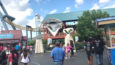 Six Flags Great America Park Footage (June 2017)