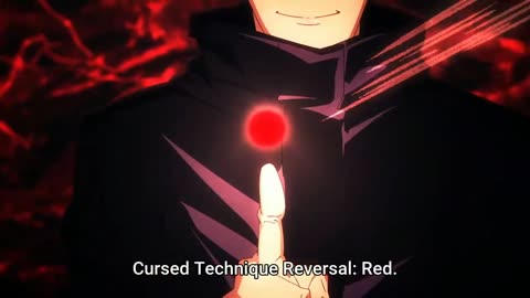 Gojo Satoru using _Cursed Technique Reversal_ Red_ _ Jujutsu Kaisen English Sub