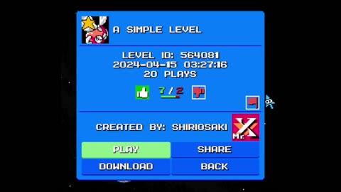 Mega Man Maker Level Highlight: "A Simple Level" by Shiriosaki