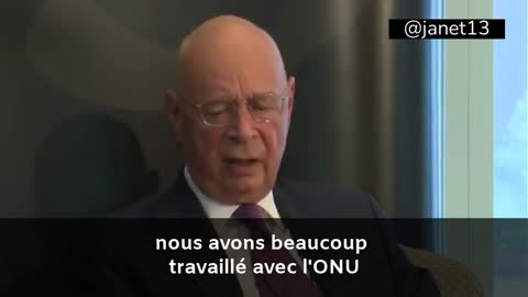 Klaus SCHWAB explique l'alliance que le Forum économique mondial. Covid 19 Plandémia Coronavirus