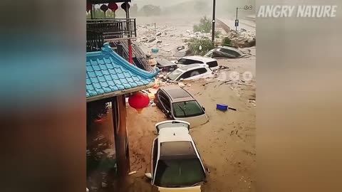 Most Horrible Natural Disasters - Crazy Monster Flash Flood_Horrific Landslide Caught On Camera 2023