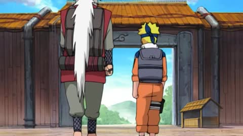 Naruto leaving leaf village for training | Good bye leaf village