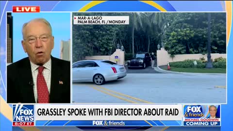 Sen. Chuck Grassley Says FBI Director Refused To Answer About The Raid