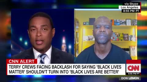 Terry Crews DESTROYS radical fruitcake Don Lemon on BLM!