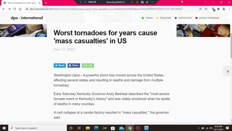 PLEASE PRAY FOR THOSE AFFECTED! Tornadoes Rip Through Several States Causing Death & Deastruction!