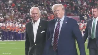 Trump Appears at the Clemson Football Game