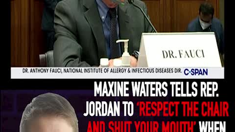 MUST WATCH! WATERS TELLS REP. JORDAN TO 'RESPECT THE CHAIR AND SHUT YOUR MOUTH'