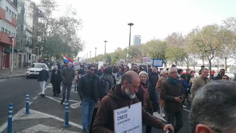 Manifestación Sevilla 23 de enero de 2022