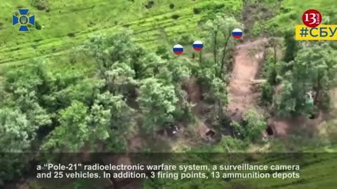 Ukrainian special forces destroyed Russian soldiers and equipment with kamikaze drones