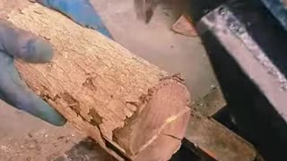 Chopping firewood firewood artifact 2031