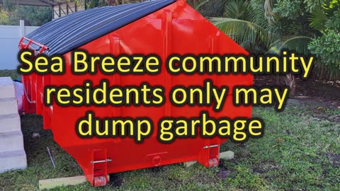 SBC Community Tips- Garbage Dumpster