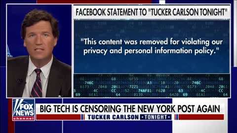 Big Tech is censoring the New York Post, again