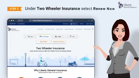 Two Wheeler Insurance Renewal | Liberty General Insurance