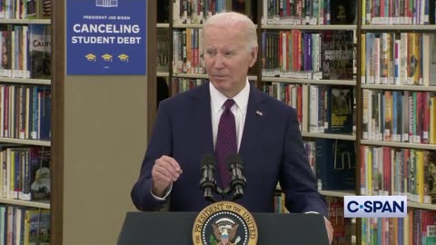 Biden defying the Supreme Court by paying off student loans.