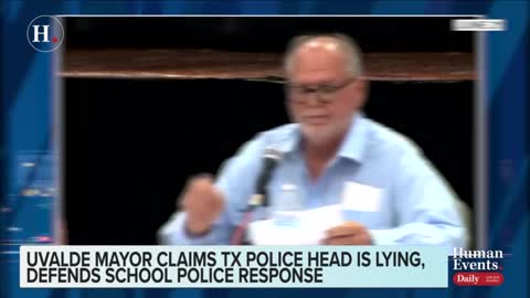 Jack Posobiec on Uvalde Mayor defending the school police response to the shooting, claiming that the Texas Police head is lying