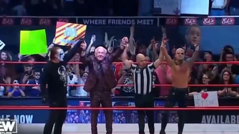 Darby Allin & Sting (With Ric Flair) vs The WorkHorsemen (Anthony Henry & JD Drake)