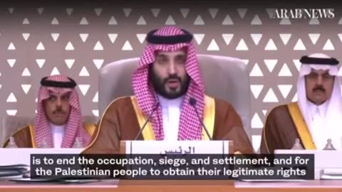 SAUDI ARABIA CROWN PRINCE MOHAMMED BIN SALMAN CALLS FOR NETANYAHU TO BE HELD RESPONSIBLE FOR ISRAEL