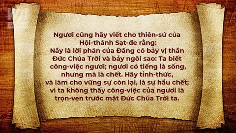 GIỚI THIỆU - Thư gửi cho Hội Thánh Sạt-đe