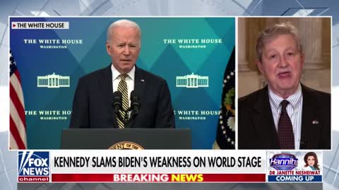 Senator John Kennedy (R-LA) Says Biden's Russia Response Has Been a 'Wimp Fest'