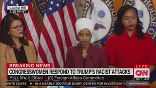 Ilhan Omar refuses to respond to Trump claiming she supports Al-Qaeda