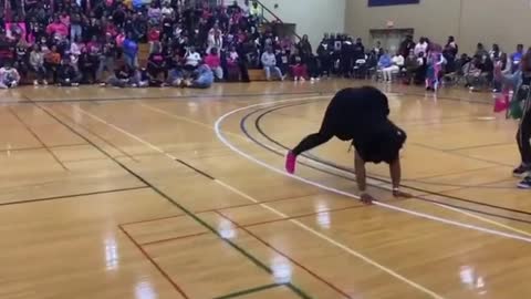 Moms Have A Skank-Off At An Assembly In A High School Gym