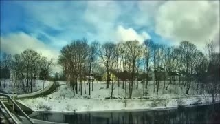 Timelapse - Maine Winter Afternoon in 20 Seconds. 01/03/2021