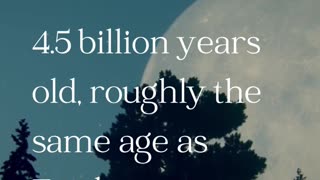 How old is the MOON? #fact #shortsvideos #shorts