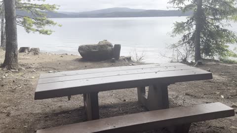 Peaceful & Serene – The Cove Day Use Area – Timothy Lake – Mount Hood – Oregon – 4K